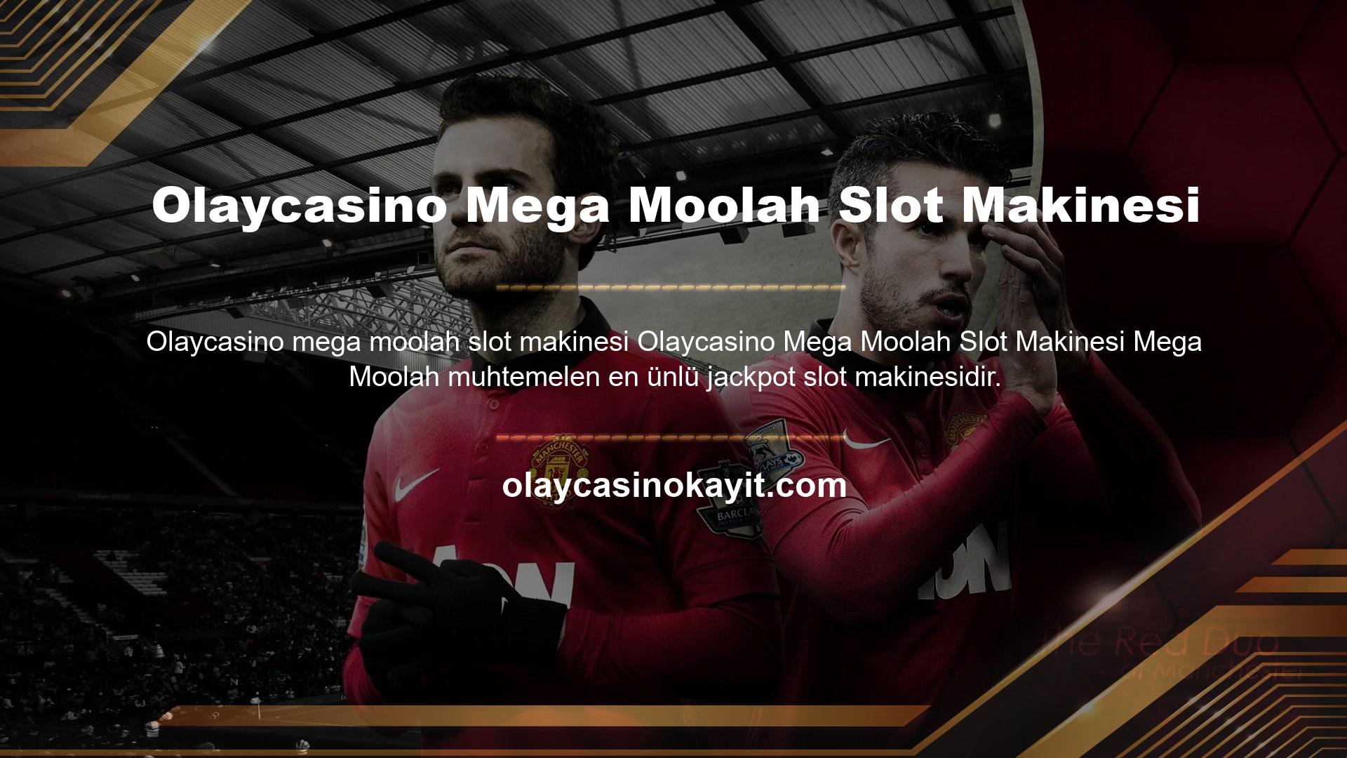 Olaycasino Mega Moolah Slot Makinesi