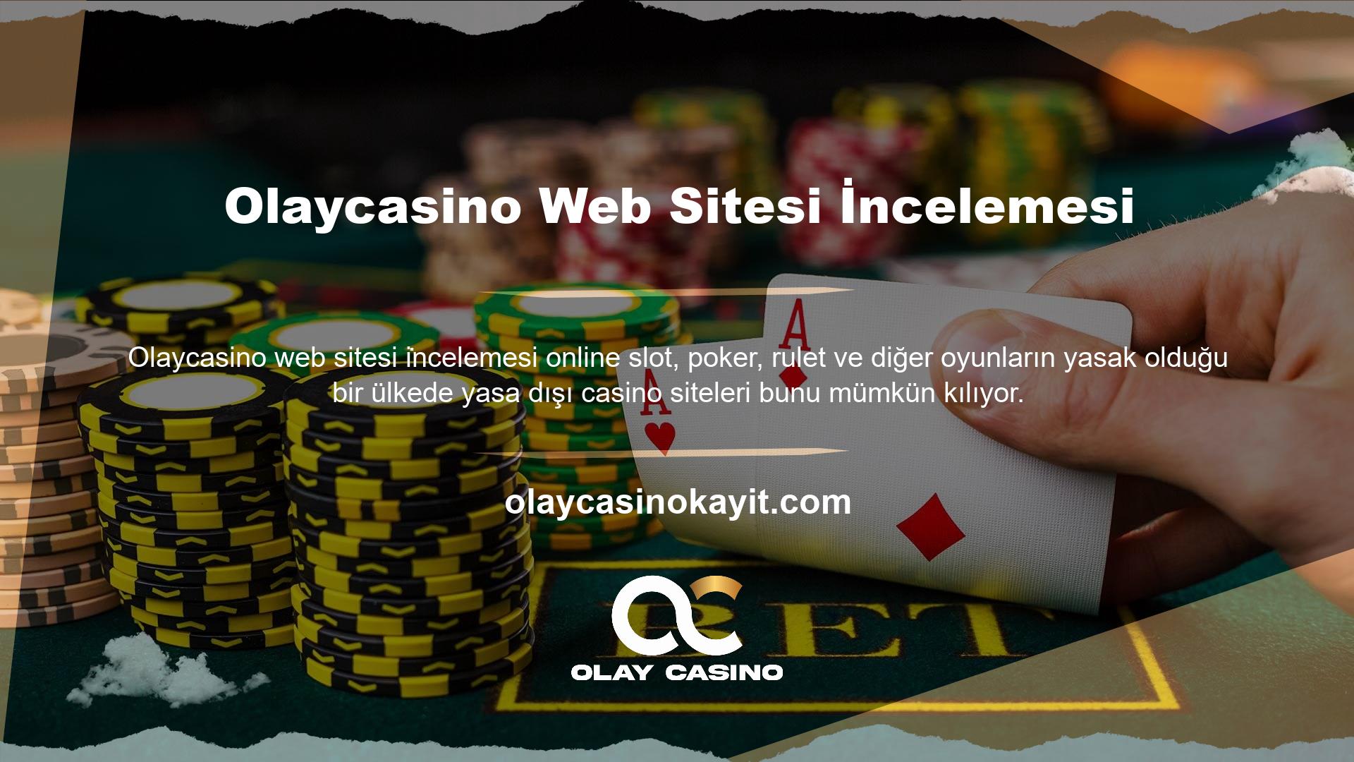 Olaycasino web sitesine baktıktan sonra, bu sayfanın en iyi casino sağlayıcılarını listelediğini gördüm